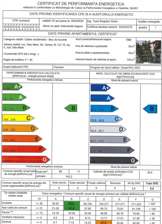 Vezi Video!!! Str. Ganea 16, Apartament 2 camere et. 1, Comision 0