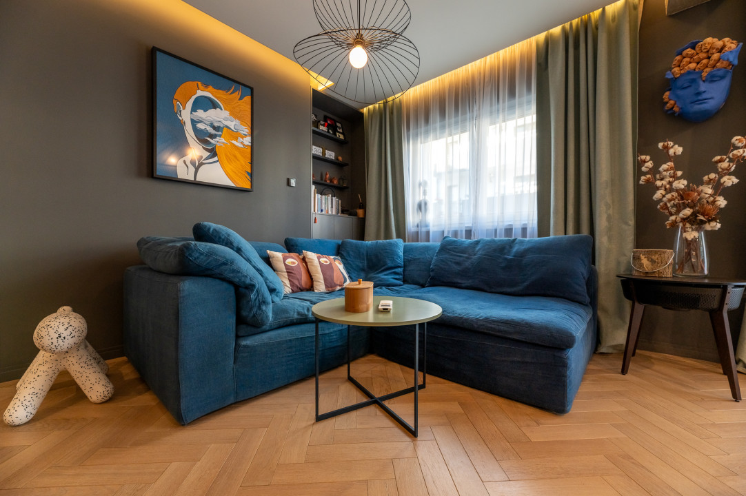 Apartament 3 camere, curte și design deosebit! 