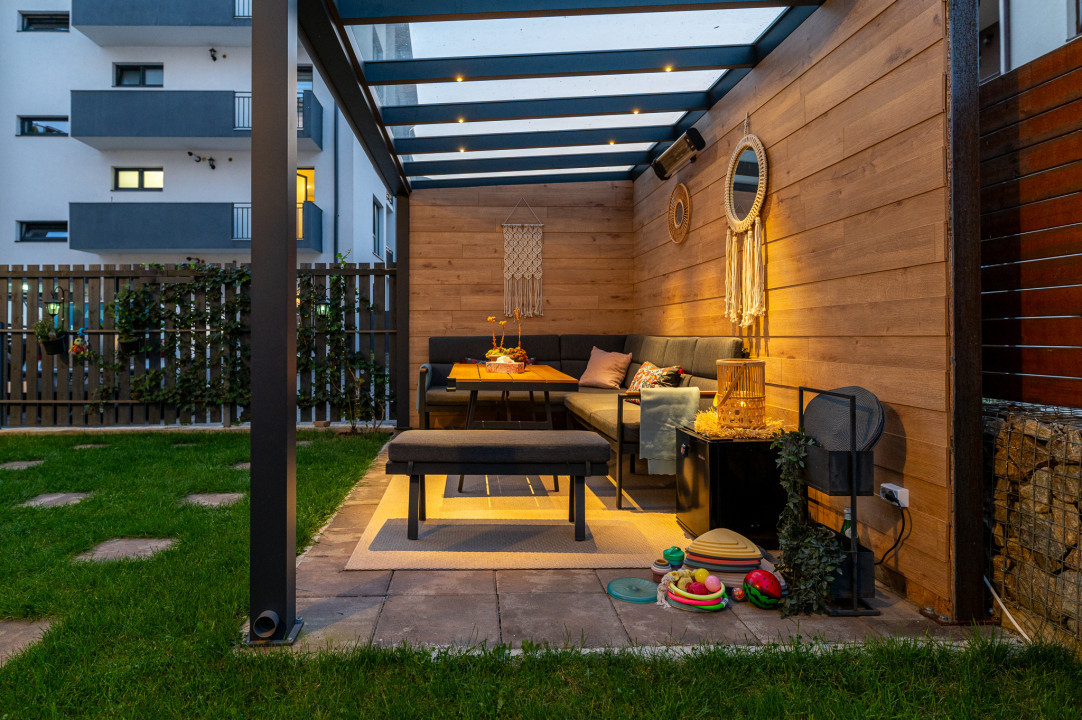 Apartament 3 camere, curte și design deosebit! 
