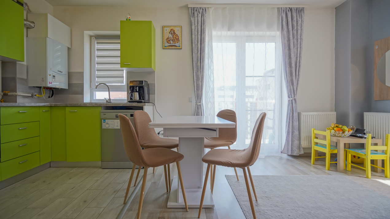 REZERVAT - Apartament cu 3 camere, mobilat - Maurer Residence