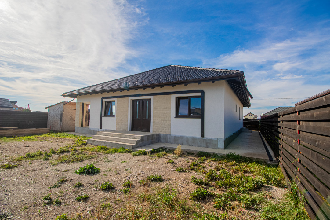 Casa, singur in curte, pe un nivel, Comision 0%