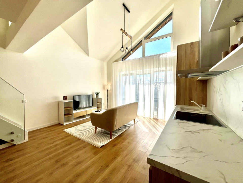 Penthouse 2 camere -  2 băi