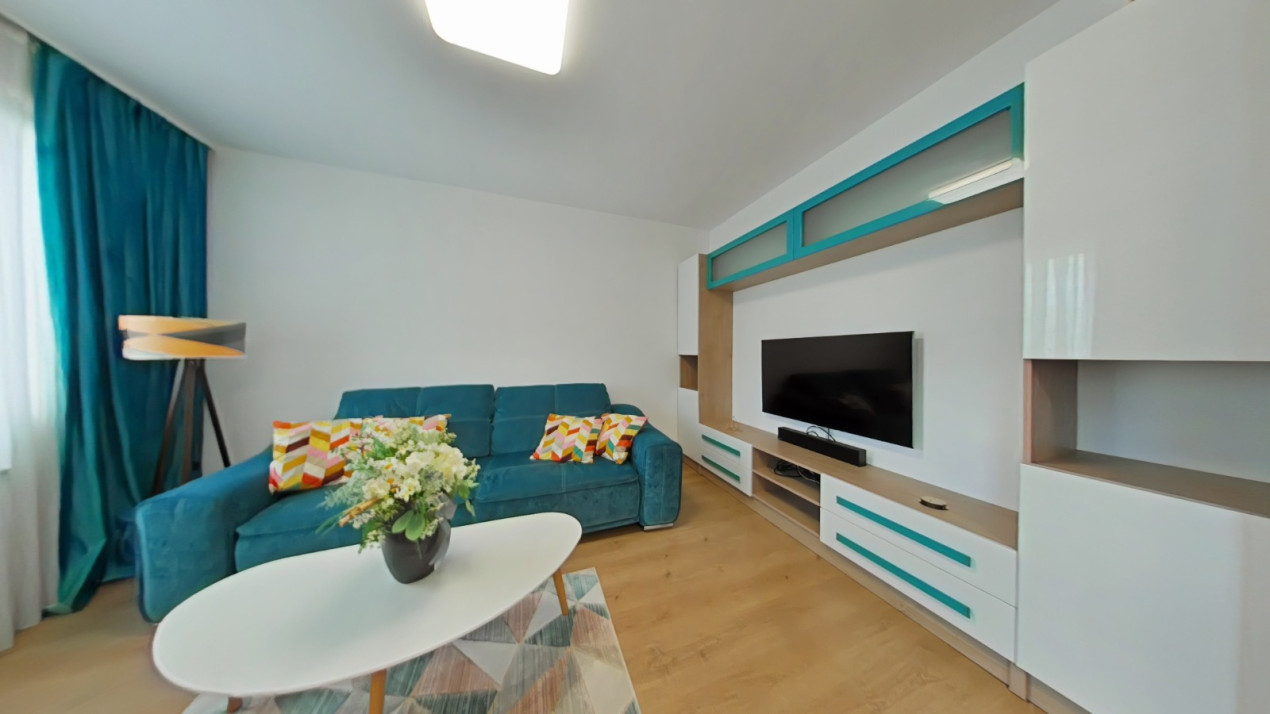  REZERVAT! Apartament 2 cam -Locuință Elegantă 52 mp în Complex Qualis, Brașov