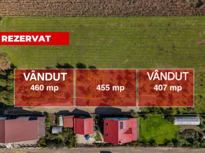 REZERVAT - Teren pentru construcții cu utilități - Stupini, amplasat între case