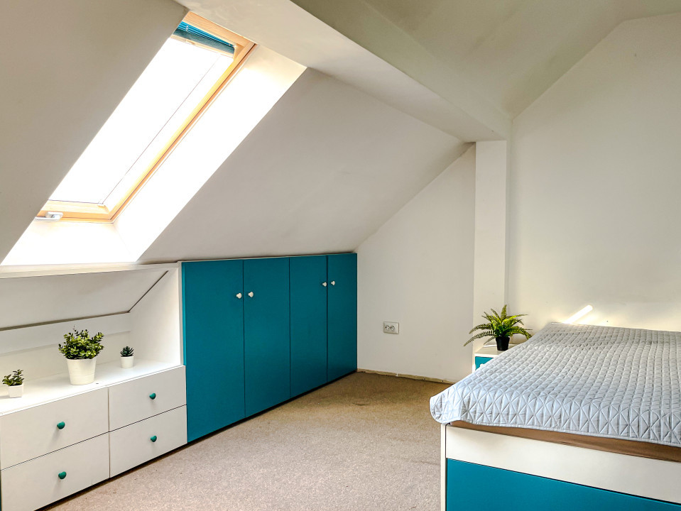 Apartament tip mansardă, 4 camere, pe 2 niveluri - Terezian, Sibiu