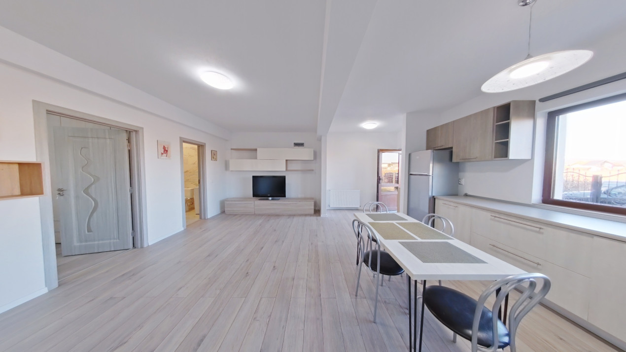 Apartament 2 camere, la casă, cu grădina proprie - Sânpetru