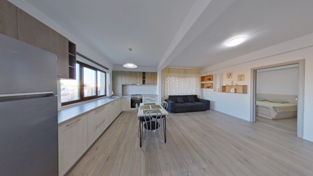 Apartament 2 camere, la casă, cu grădina proprie - Sânpetru