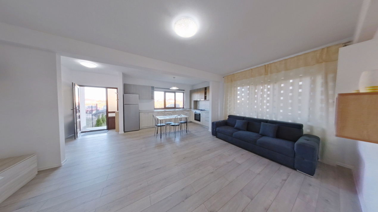 Apartament 2 camere, la casă, cu grădina proprie - Sânpetru