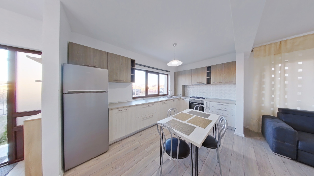 Apartament 2 camere, la casă, cu grădina proprie - Sânpetru