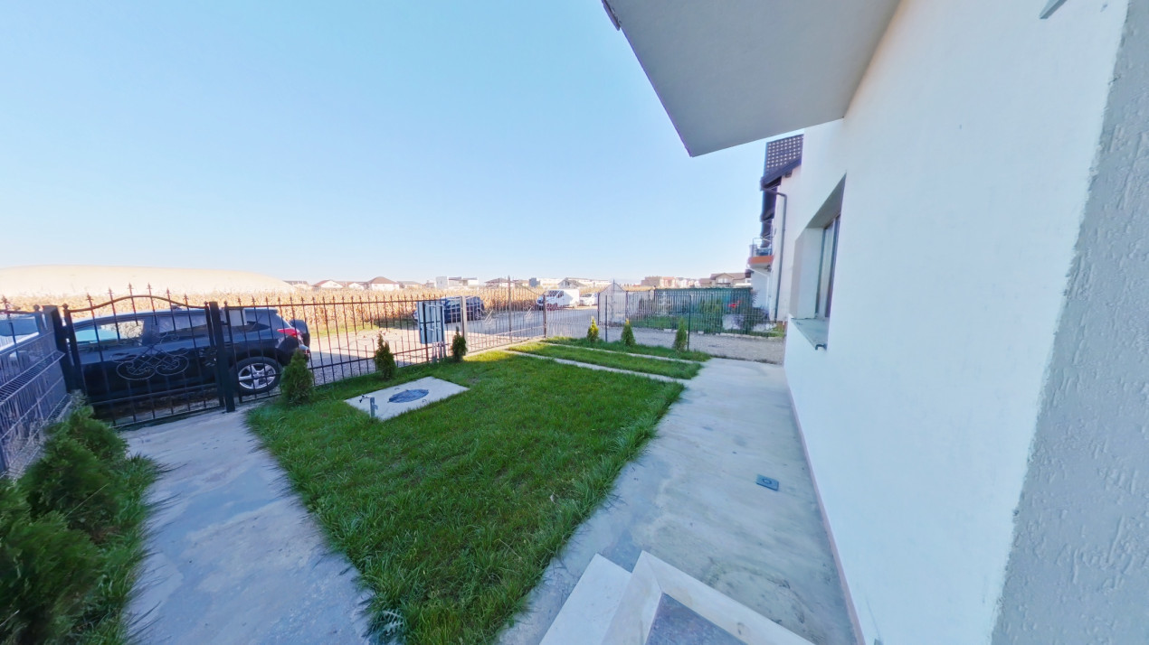 Apartament 2 camere, la casă, cu grădina proprie - Sânpetru