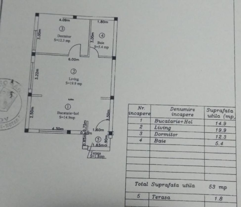 Apartament 2 camere, la casă, cu grădina proprie - Sânpetru