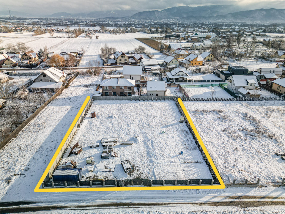 Teren intravilan Stupini, Brasov - 2320 mp, posibilitate parcelare, Comision 0%!