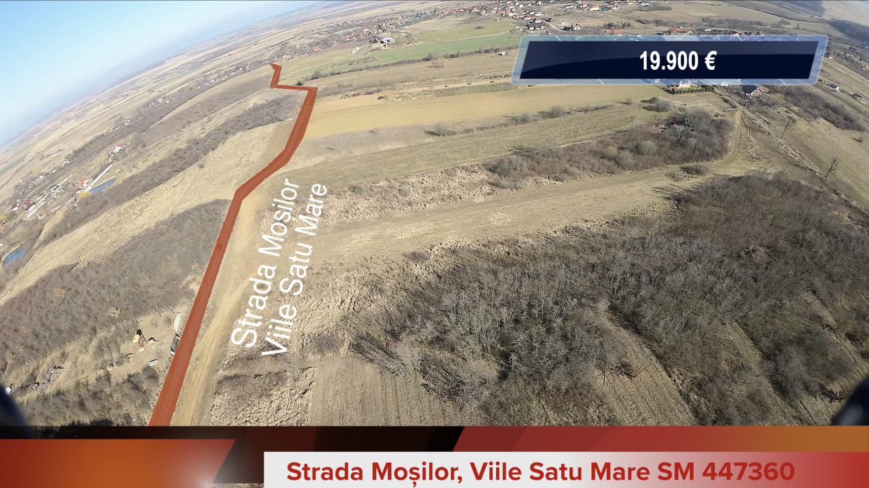 Teren Construcții Intravilan lângă Pădure în Viile Satu Mare 