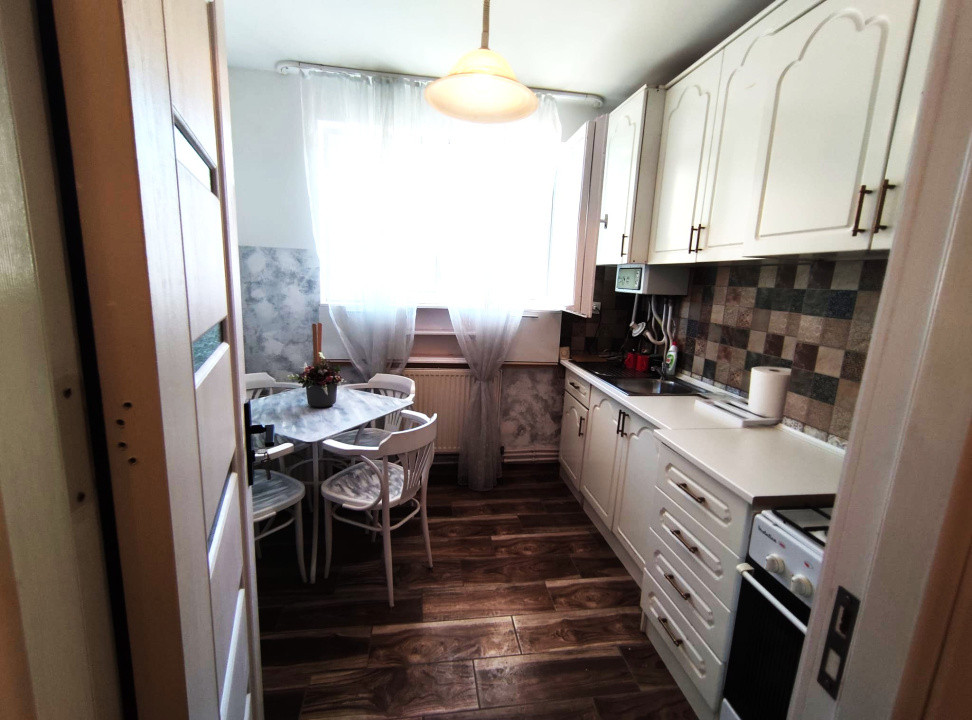 Apartament 2 camere de vânzare – Terezian, Sibiu | Renovat, mobilat, cu balcon