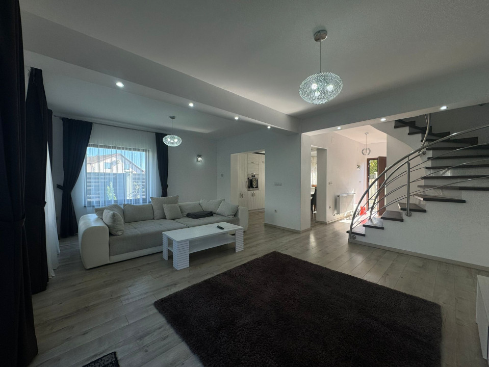 Casa tip duplex - 4 camere - cu grădină si loc de grătar - Selimbar
