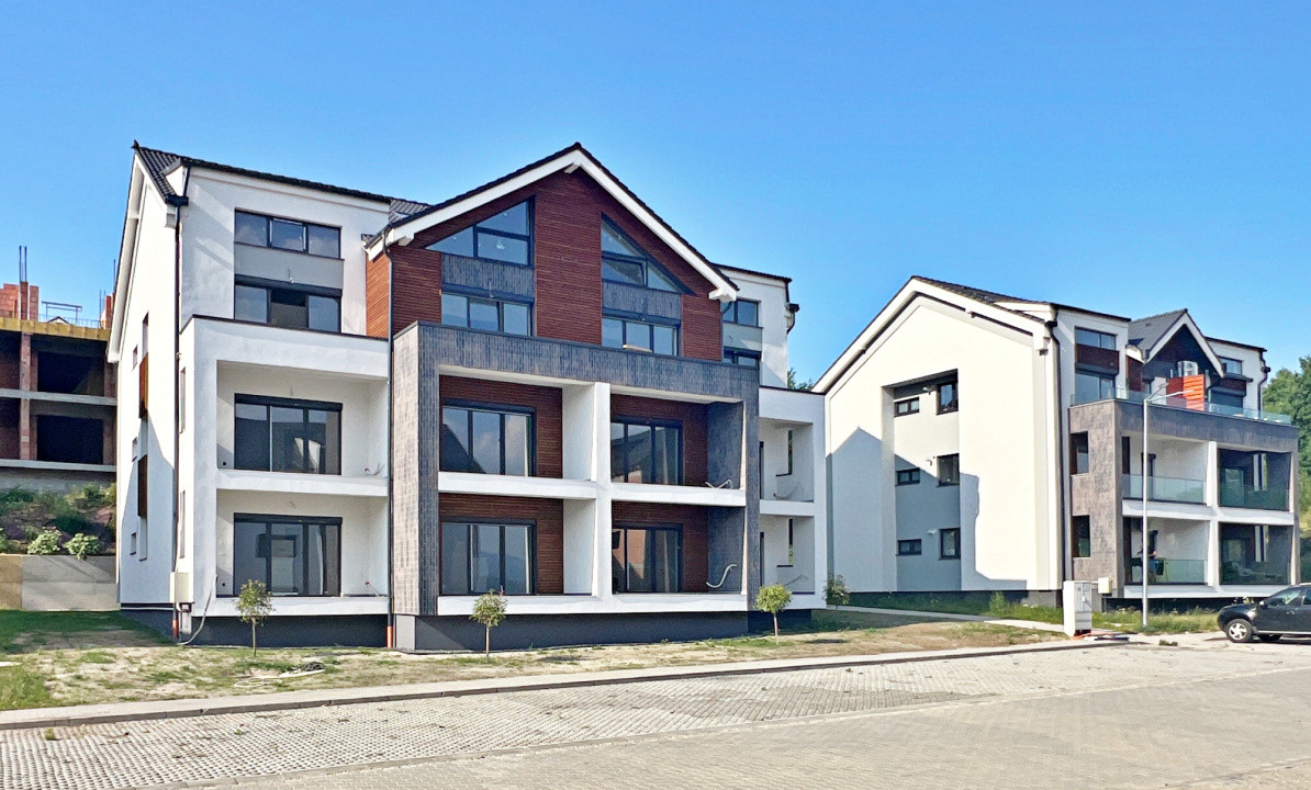 Apart. cu 2 cam. pe două nivele, cu logie. Vilă design modern în Cristian-Sibiu 