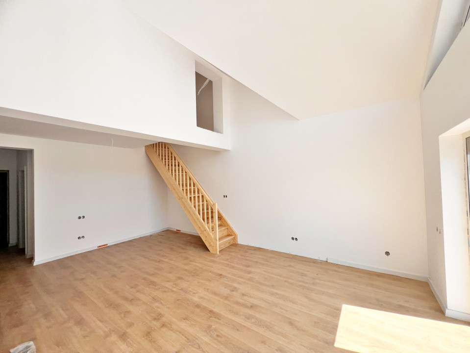 Apart. cu 2 cam. pe două nivele, cu logie. Vilă design modern în Cristian-Sibiu 