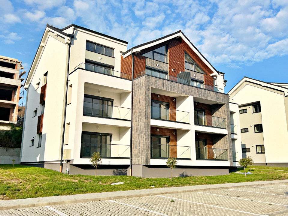 Apart. cu 2 cam. pe două nivele, cu logie. Vilă design modern în Cristian-Sibiu 