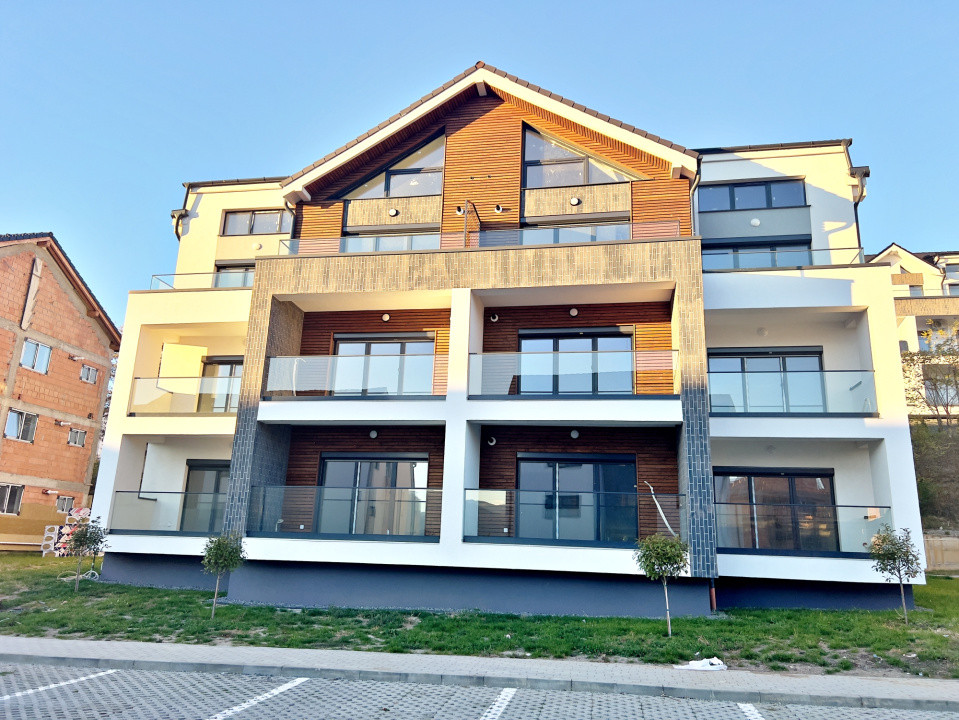 Apart. cu 2 cam. pe două nivele, cu logie. Vilă design modern în Cristian-Sibiu 