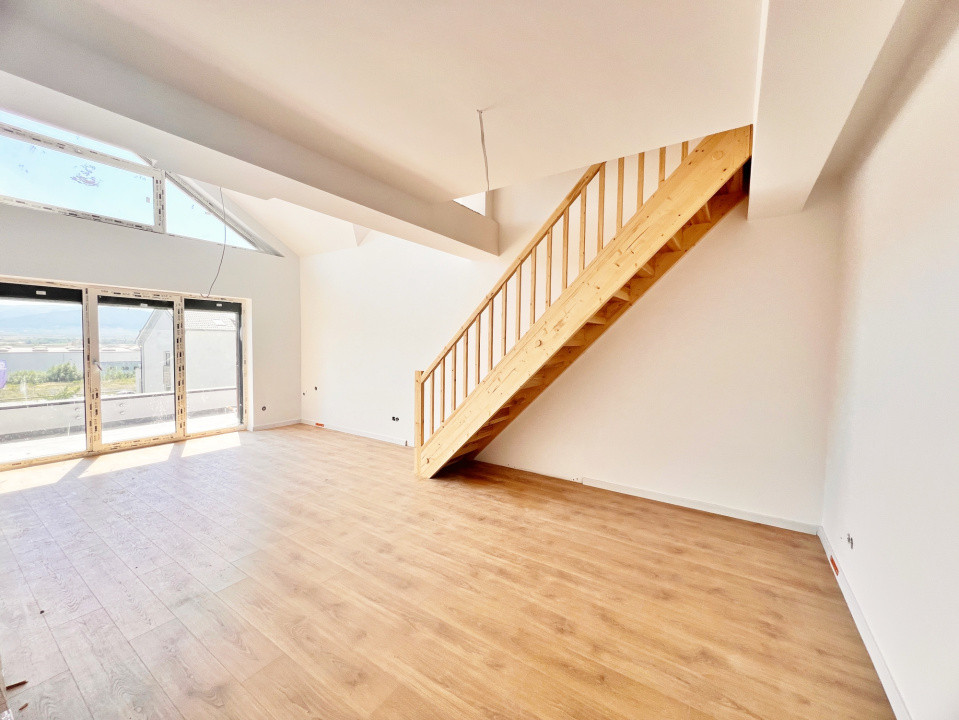 Apart. cu 2 cam. pe două nivele, cu logie. Vilă design modern în Cristian-Sibiu 