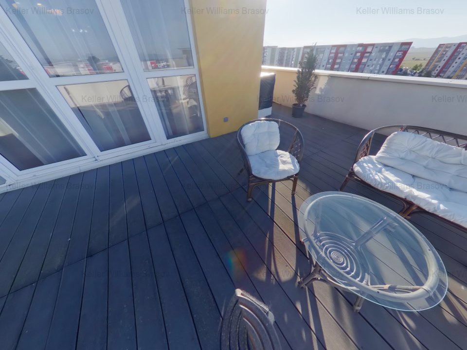 Penthouse cu terasa de vis, stil contemporan+terasa 40 mp