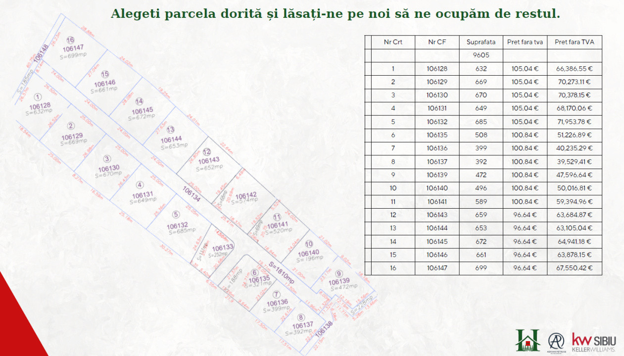 Harmony 1 - Parcela 8 - 392 mp - TU VISEZI, NOI CONSTRUIM!