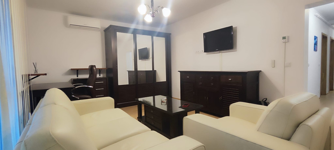 Apartament 2 camere complet mobiliat in bloc nou 