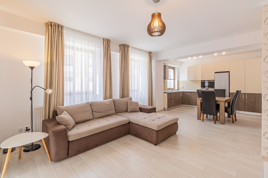 Apartament cu 2 camere, mobilat și utilat, în Seasons Residence – Drumul Poienii