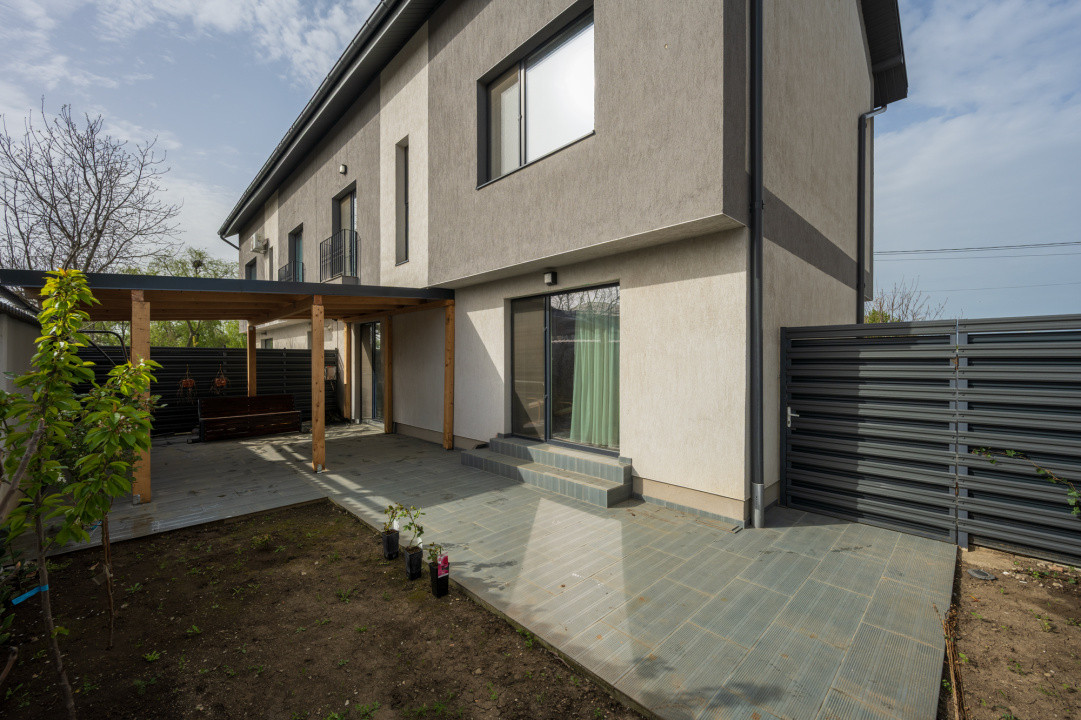 Casa P+1E+M de vanzare in Otopeni, moderna, spatioasa, acces privat.