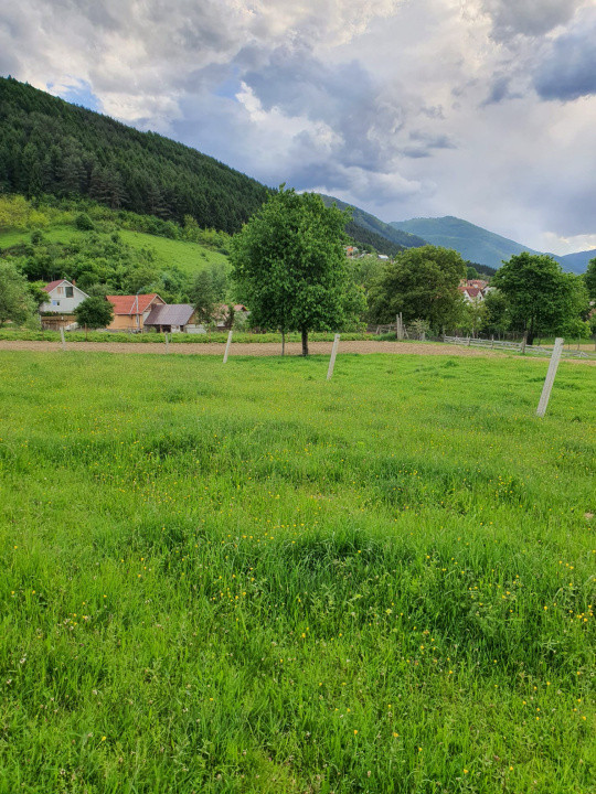 Teren cu peisaj spectaculos în Gura Râului – munte, aer curat, libertate