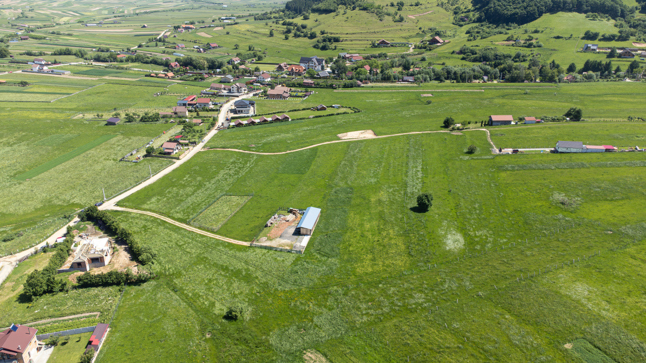 Teren cu peisaj spectaculos în Gura Râului – munte, aer curat, libertate