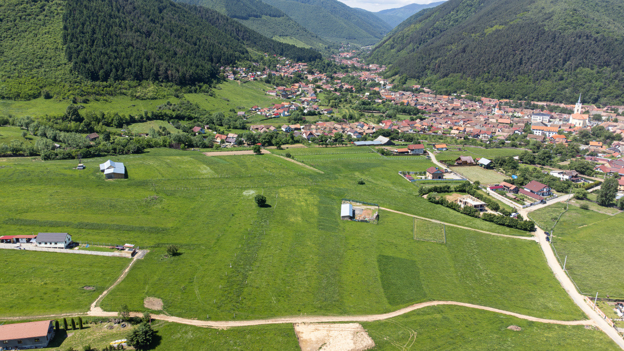 Teren cu peisaj spectaculos în Gura Râului – munte, aer curat, libertate