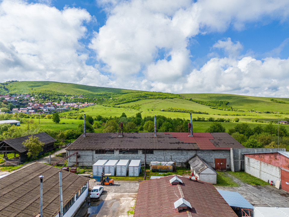 Parc hale industriale front stradal la DJ, 3,2 ha, Teliu, Brașov/Sfantu Gh. 
