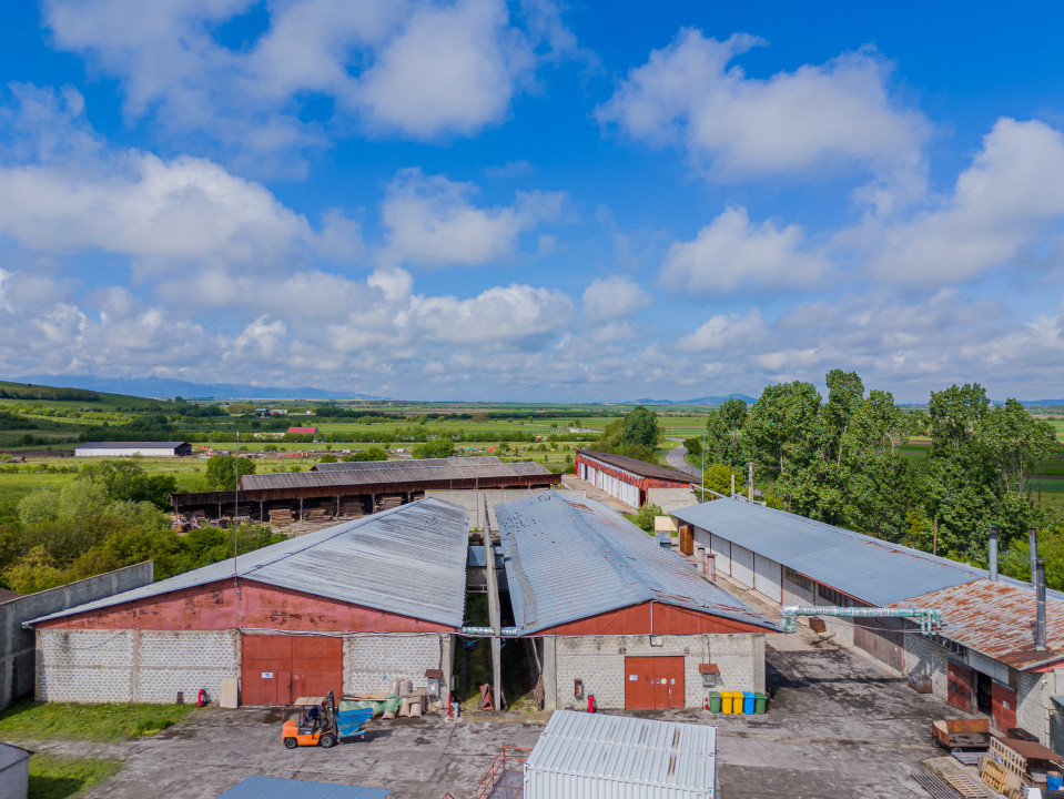 Parc hale industriale front stradal la DJ, 3,2 ha, Teliu, Brașov/Sfantu Gh. 
