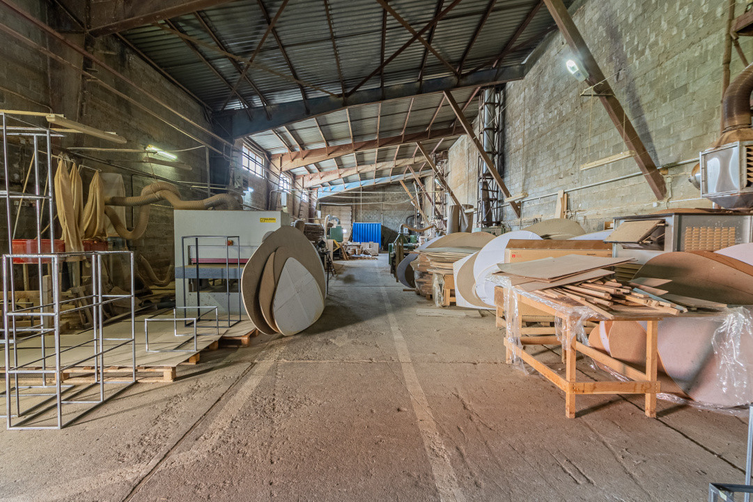 Parc hale industriale front stradal la DJ, 3,2 ha, Teliu, Brașov/Sfantu Gh. 