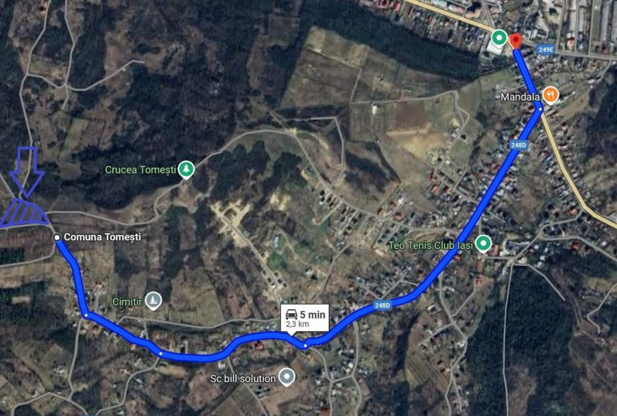 Teren de Vânzare – 10.042 mp, Tomesti