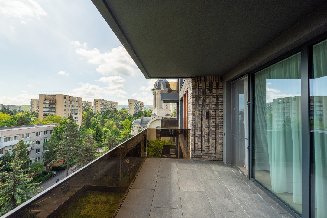 PRIMA ÎNCHIRIERE | Apartament de lux, terasă panoramică, Herculane 1–Gheorgheni