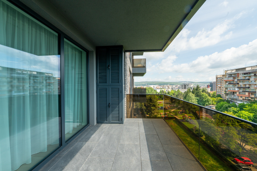 PRIMA ÎNCHIRIERE | Apartament de lux, terasă panoramică, Herculane 1–Gheorgheni
