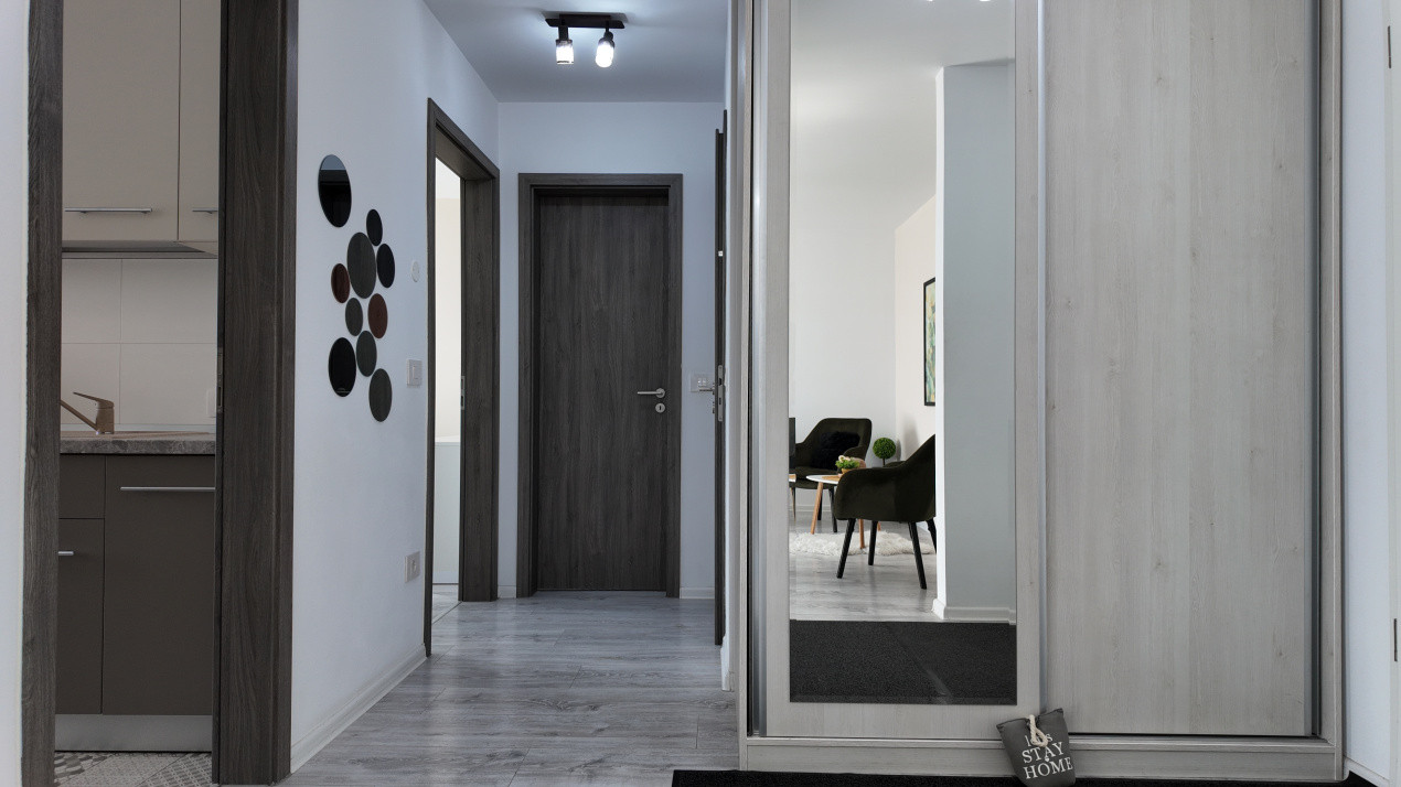 Închiriere apartament cu 2 camere, modern și complet mobilat, în zona Tractorul