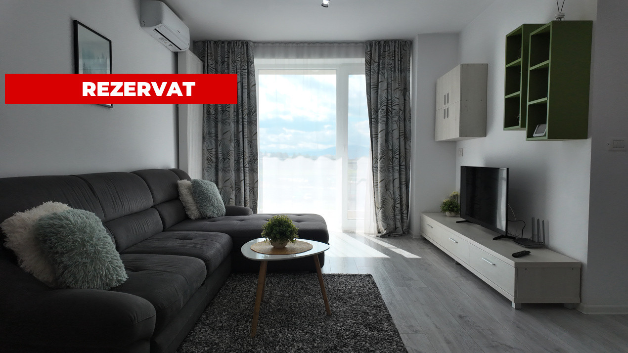 REZERVAT - Închiriere apartament cu 2 camere, modern și complet mobilat