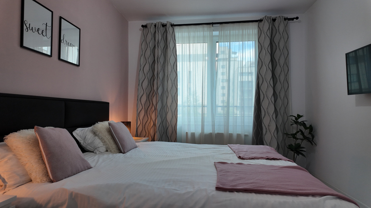 Apartament cu 2 camere, modern și complet mobilat, în zona Tractorul