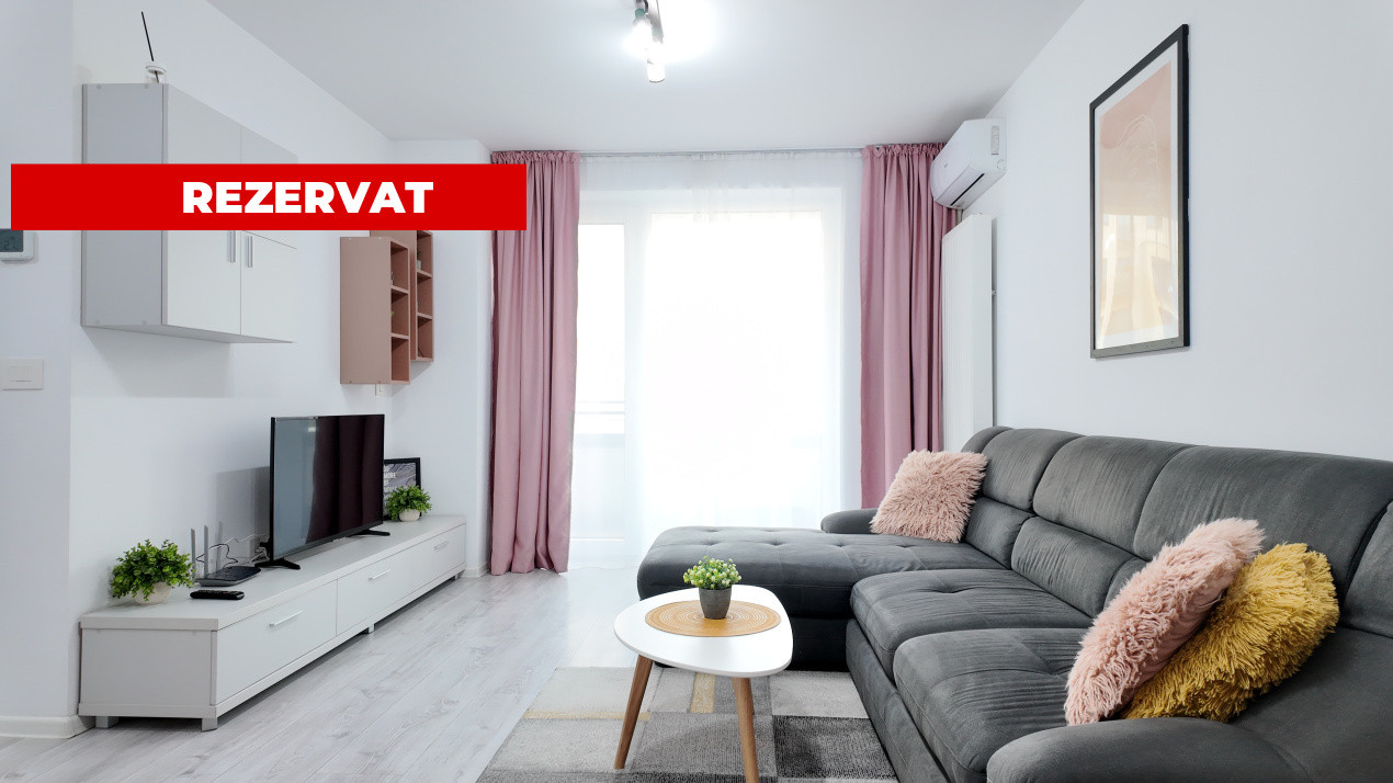 REZERVAT - Apartament cu 2 camere, modern și complet mobilat, în zona Tractorul