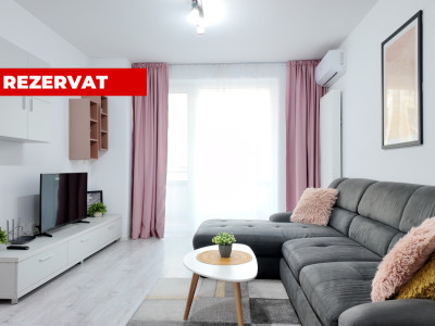 REZERVAT - Apartament cu 2 camere, modern și complet mobilat, în zona Tractorul