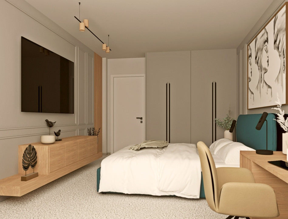 Apartament 2 camere 61,34 mp