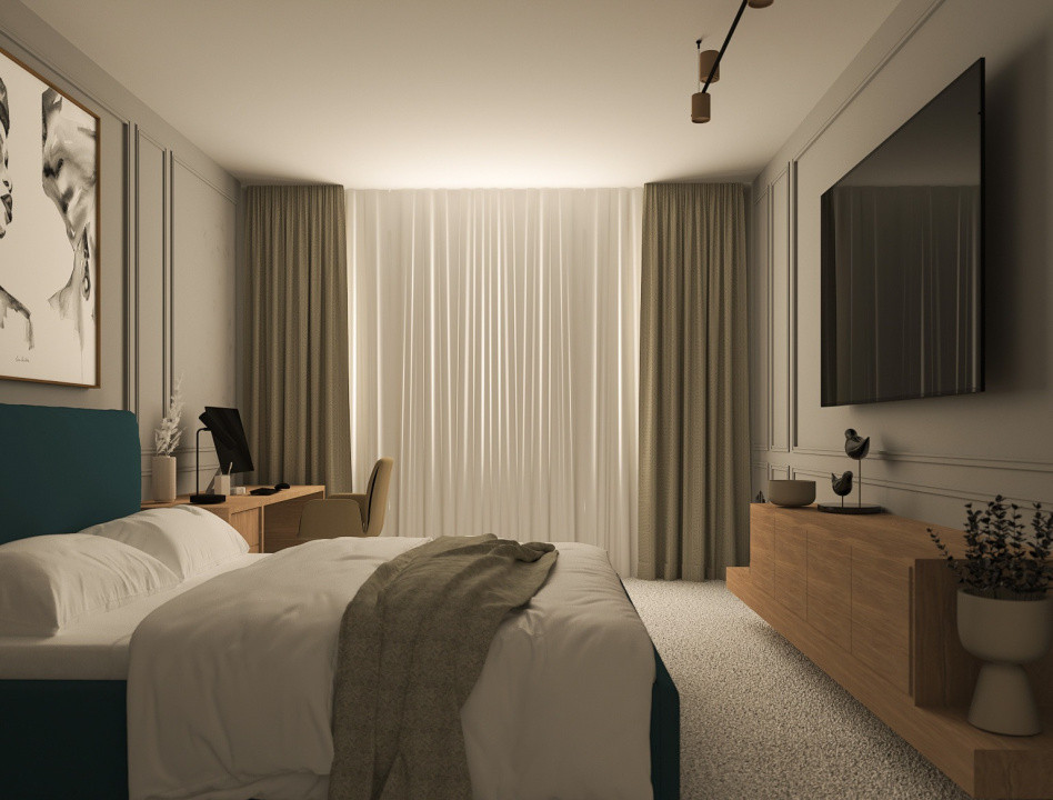 Apartament 2 camere 61,34 mp