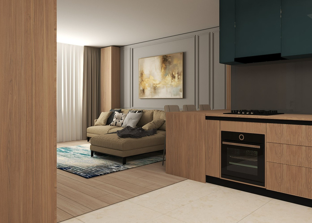Apartament 2 camere 61,34 mp