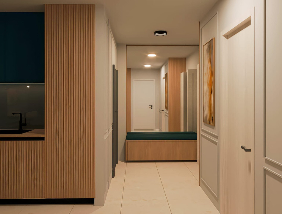Apartament 2 camere 61,34 mp