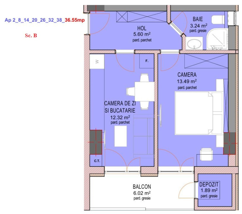 Apartament 2 camere - zona Dedeman Sibiu