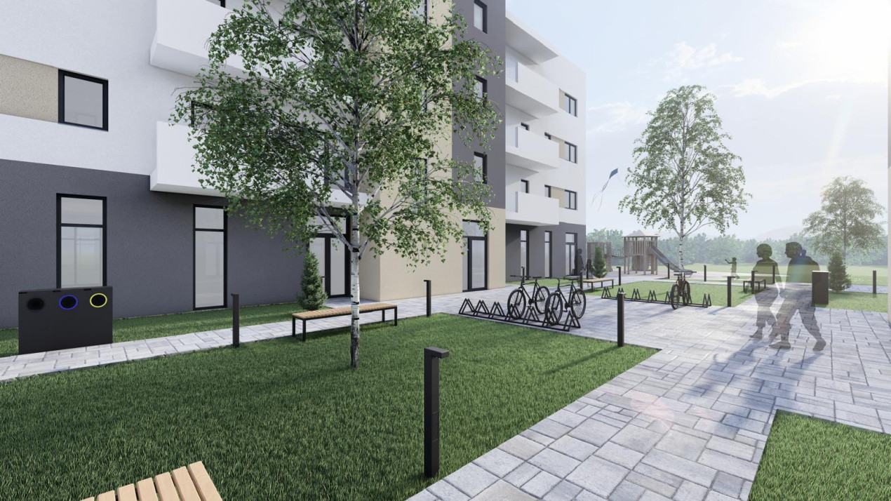Apartament 2 camere 53mp cu parca inclusa zona Selgros