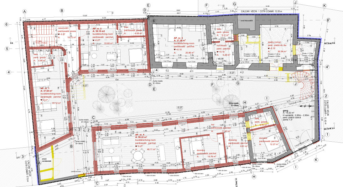 Apartament 3 camere | Parter | Curte | ULTRACENTRAL